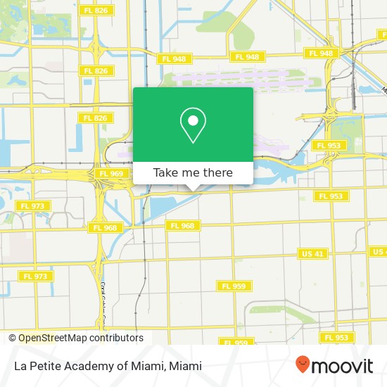 La Petite Academy of Miami map