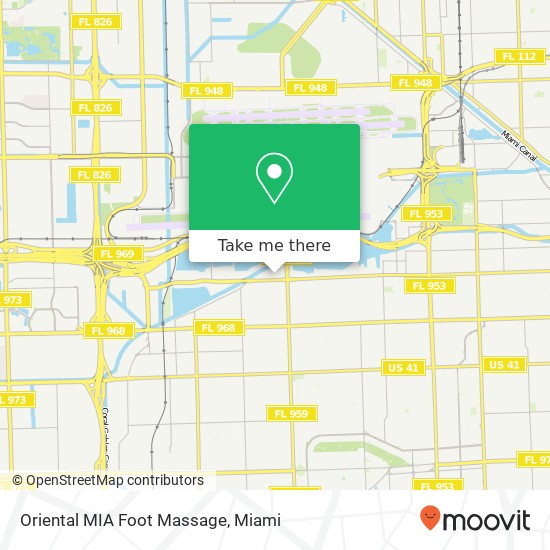 Oriental MIA Foot Massage map