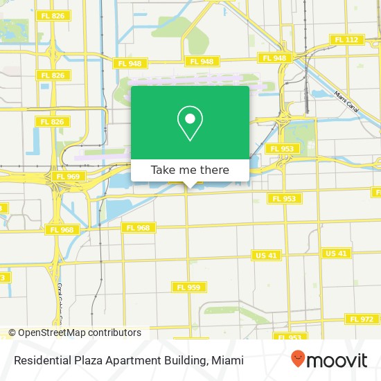 Mapa de Residential Plaza Apartment Building