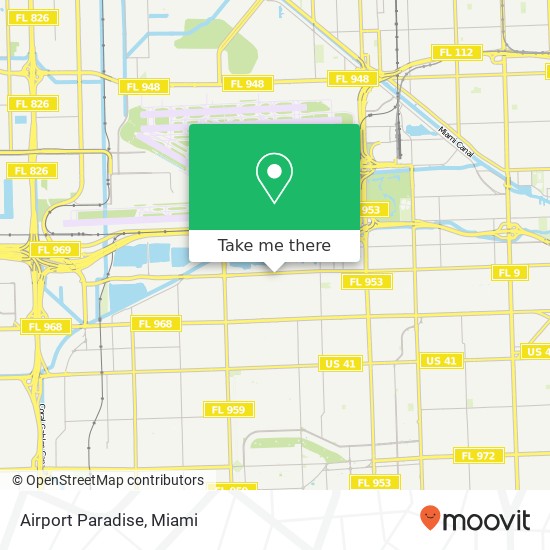 Airport Paradise map