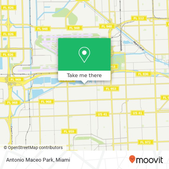 Antonio Maceo Park map