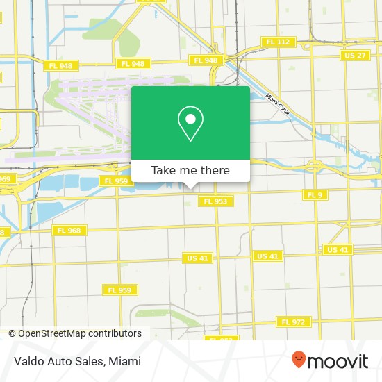 Valdo Auto Sales map