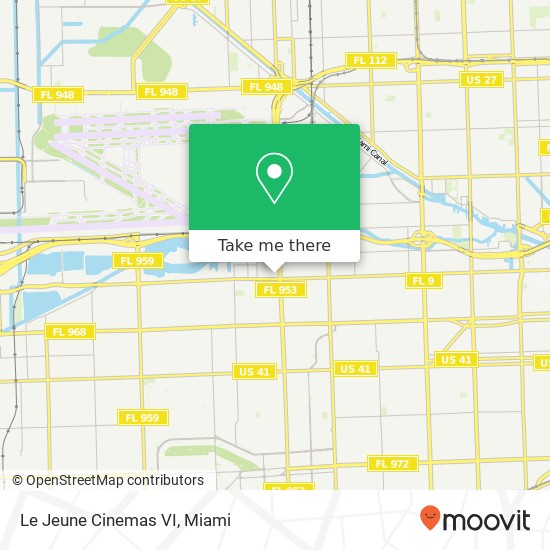 Mapa de Le Jeune Cinemas VI