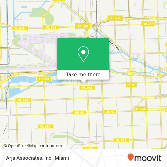 Arja Associates, Inc. map