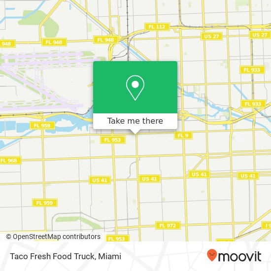 Taco Fresh Food Truck map