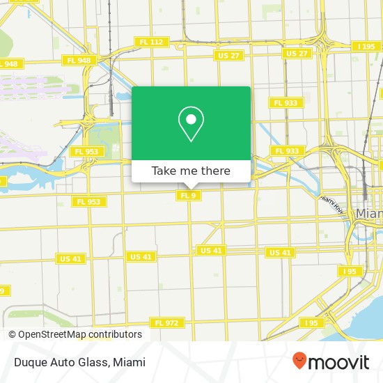 Duque Auto Glass map