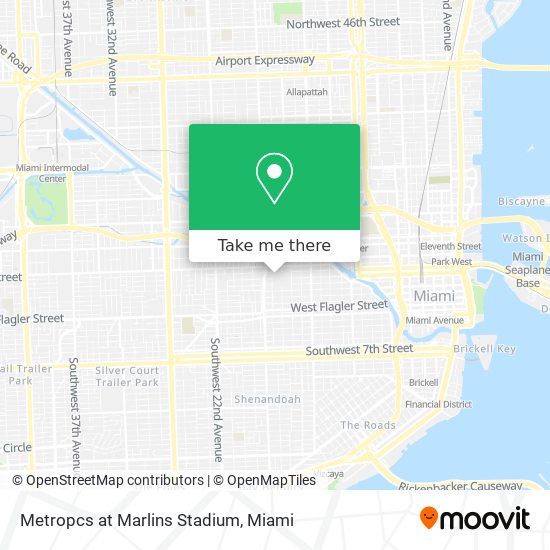 Metropcs at Marlins Stadium map