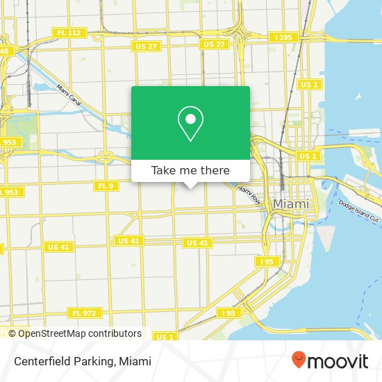 Centerfield Parking map