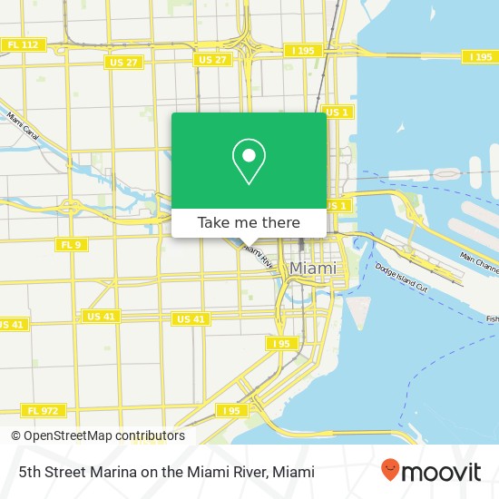 Mapa de 5th Street Marina on the Miami River