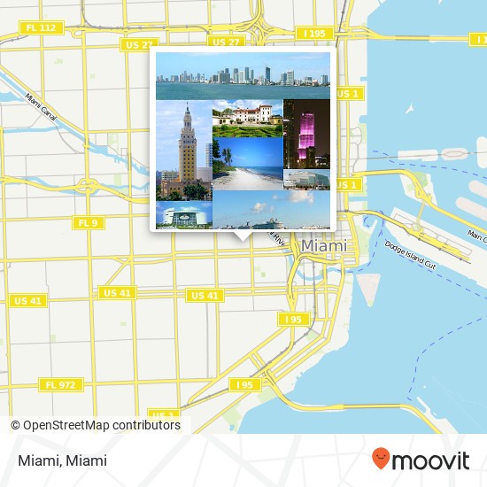 Mapa de Miami