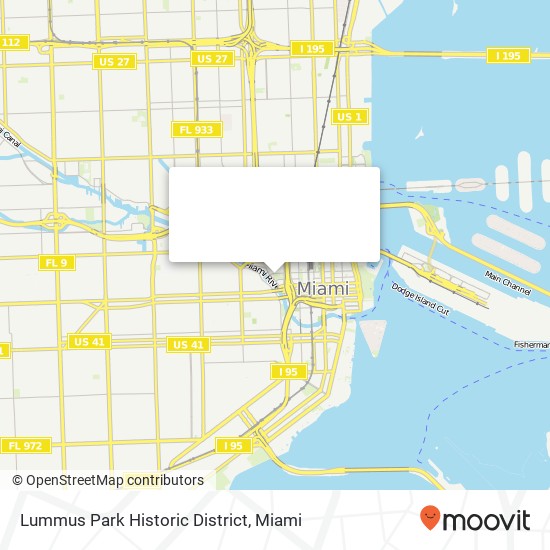 Mapa de Lummus Park Historic District