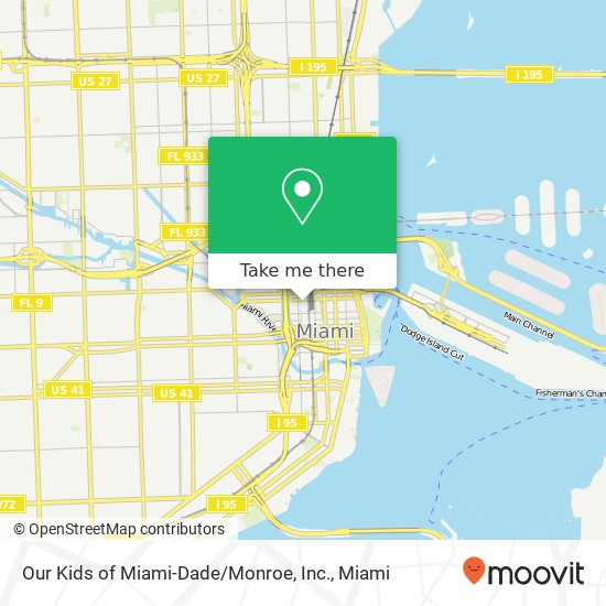 Our Kids of Miami-Dade / Monroe, Inc. map