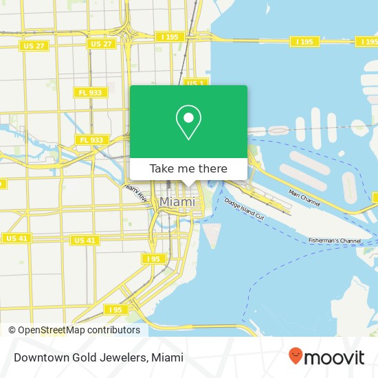 Mapa de Downtown Gold Jewelers