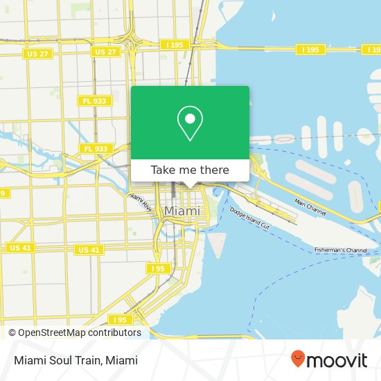 Mapa de Miami Soul Train