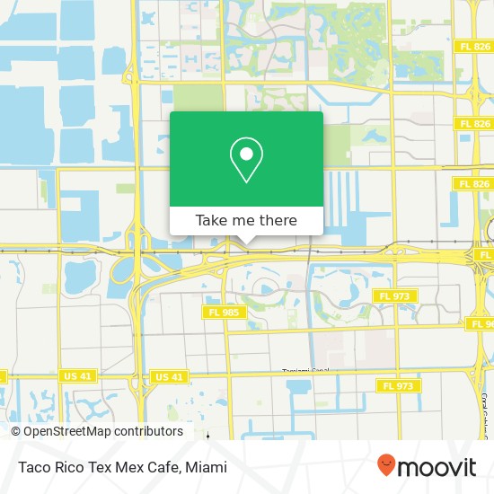 Mapa de Taco Rico Tex Mex Cafe
