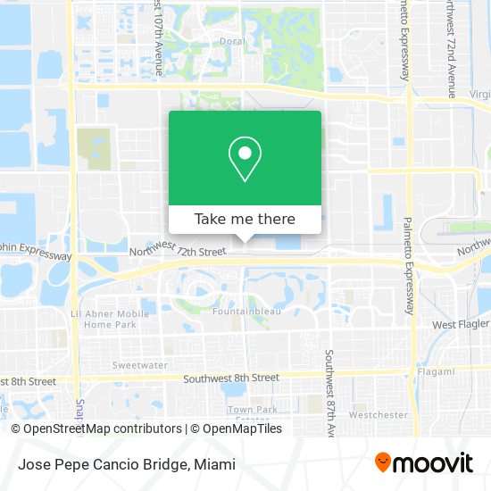 Jose Pepe Cancio Bridge map