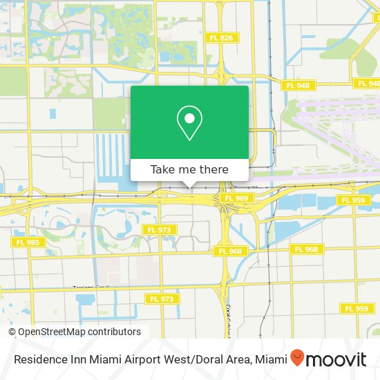 Mapa de Residence Inn Miami Airport West / Doral Area