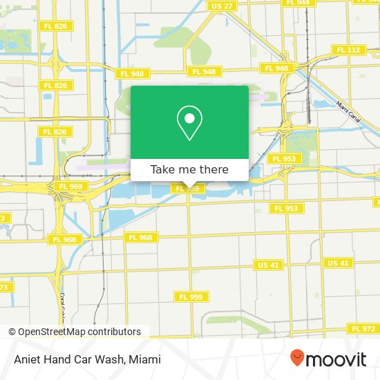 Aniet Hand Car Wash map