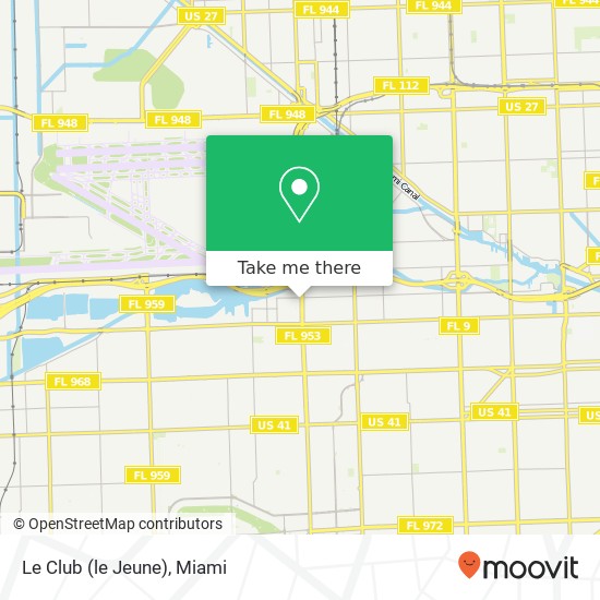 Le Club (le Jeune) map