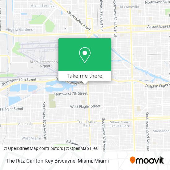 The Ritz-Carlton Key Biscayne, Miami map