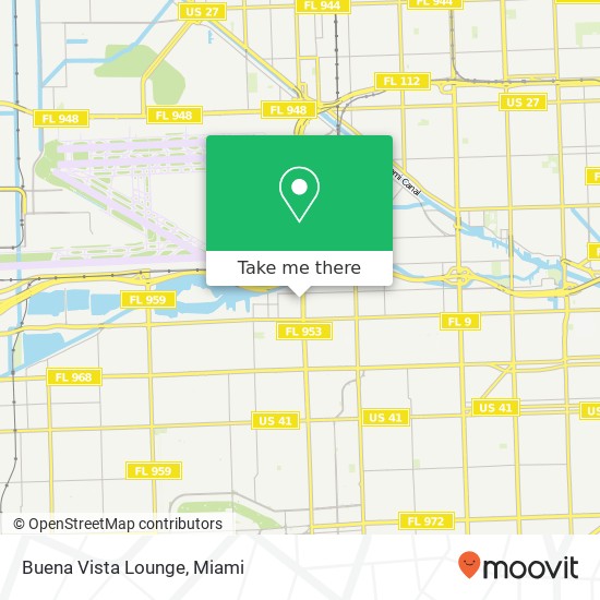 Buena Vista Lounge map