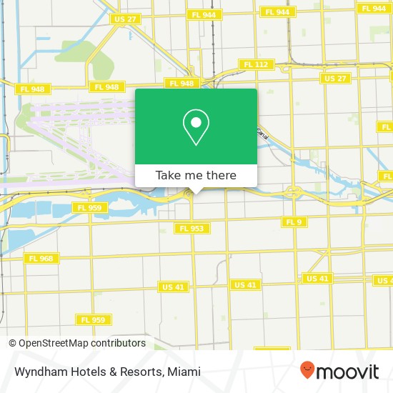 Mapa de Wyndham Hotels & Resorts
