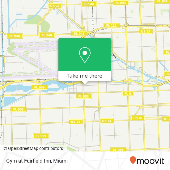 Mapa de Gym at Fairfield Inn