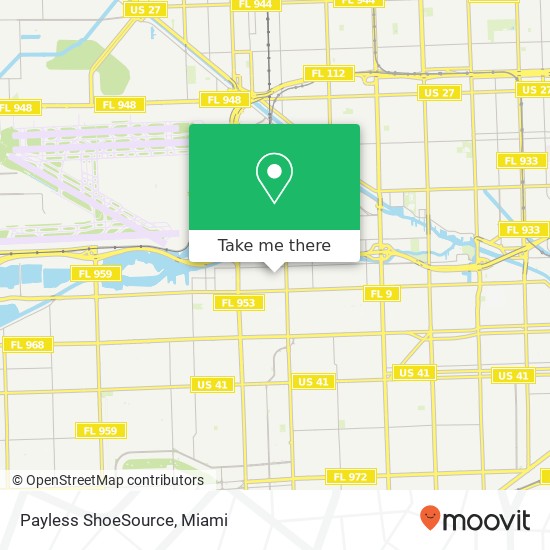 Payless ShoeSource map