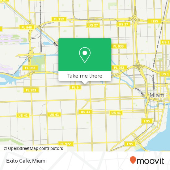 Exito Cafe map