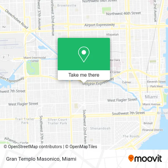 Mapa de Gran Templo Masonico
