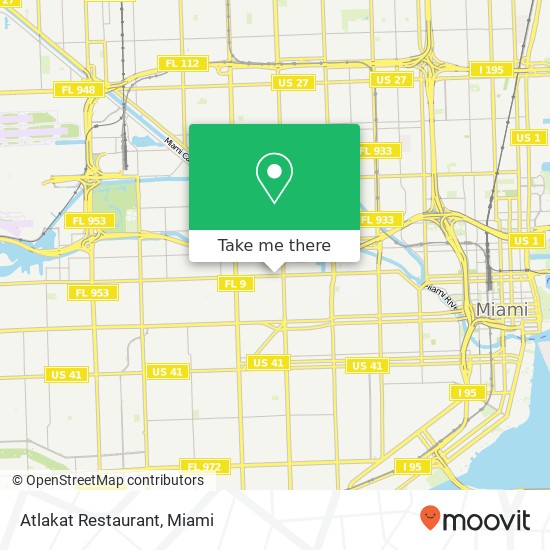 Mapa de Atlakat Restaurant