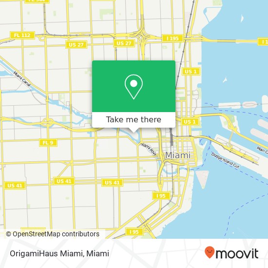 OrigamiHaus Miami map