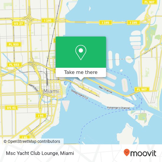 Msc Yacht Club Lounge map