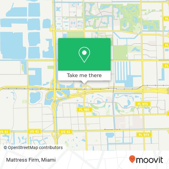 Mapa de Mattress Firm