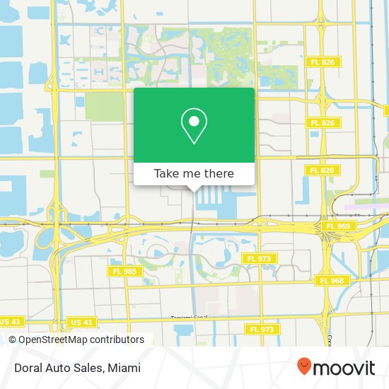 Mapa de Doral Auto Sales