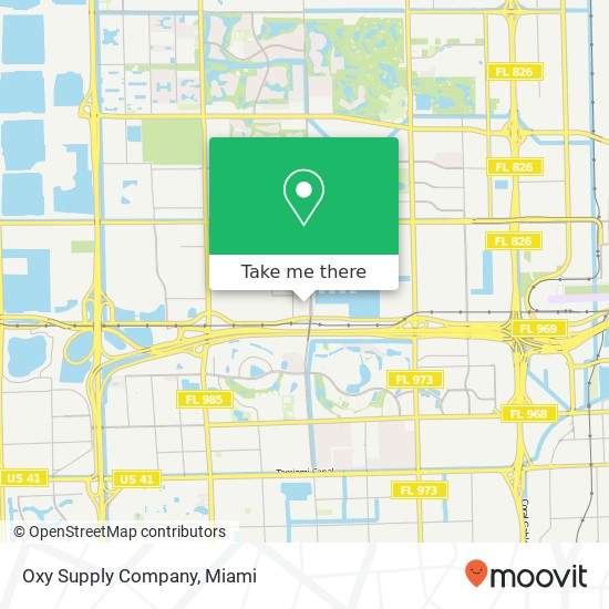 Oxy Supply Company map