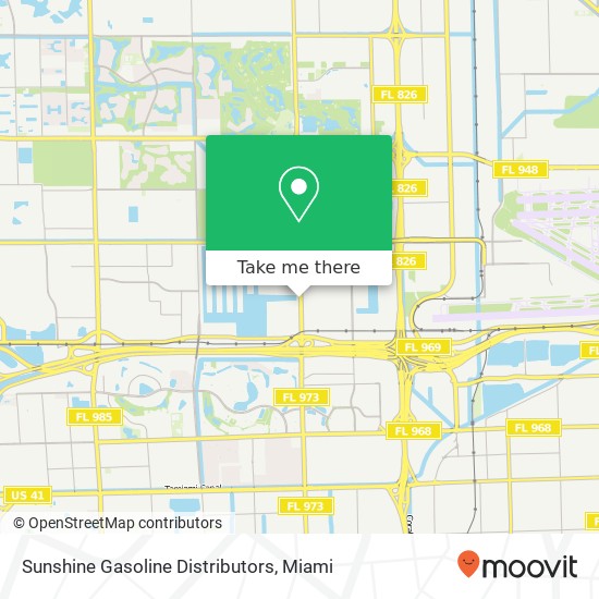 Mapa de Sunshine Gasoline Distributors