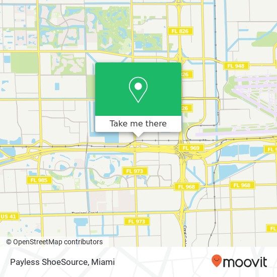 Payless ShoeSource map