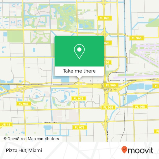 Pizza Hut map