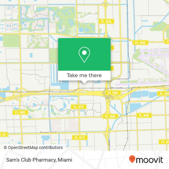 Sam's Club Pharmacy map