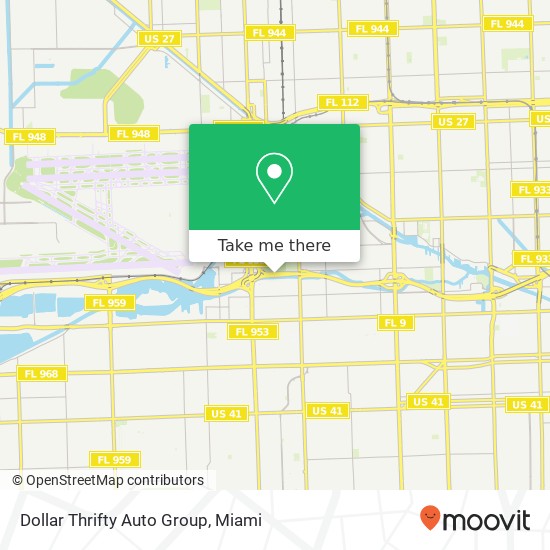 Dollar Thrifty Auto Group map