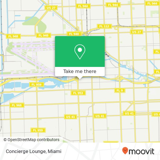 Concierge Lounge map