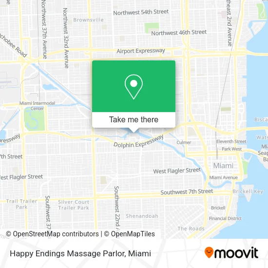 Happy Endings Massage Parlor map