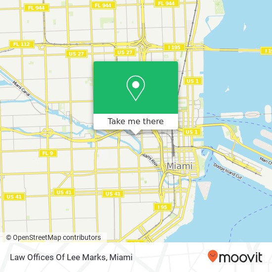 Mapa de Law Offices Of Lee Marks