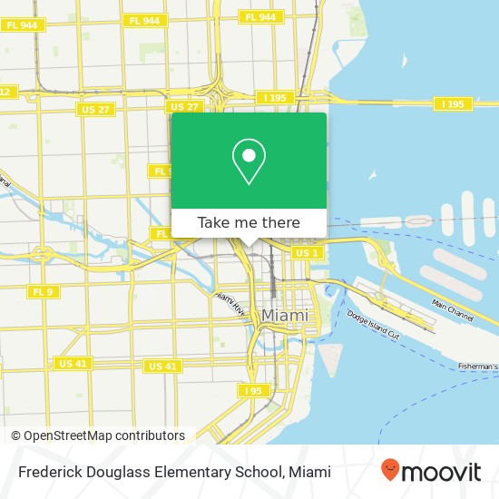 Frederick Douglass Elementary School map