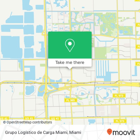 Grupo Logístico de Carga Miami map