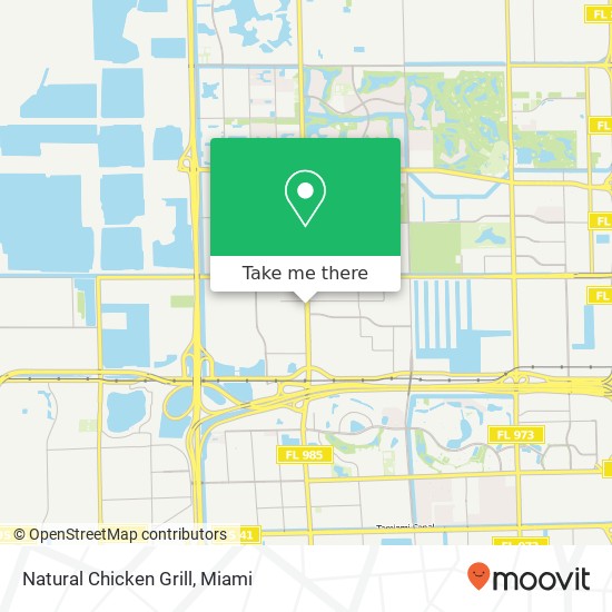 Natural Chicken Grill map