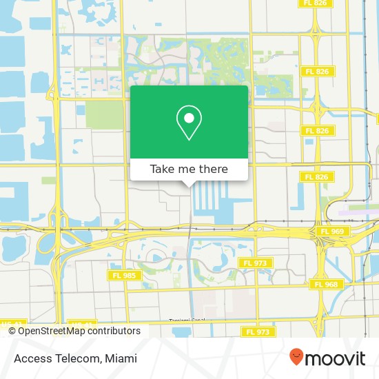 Access Telecom map