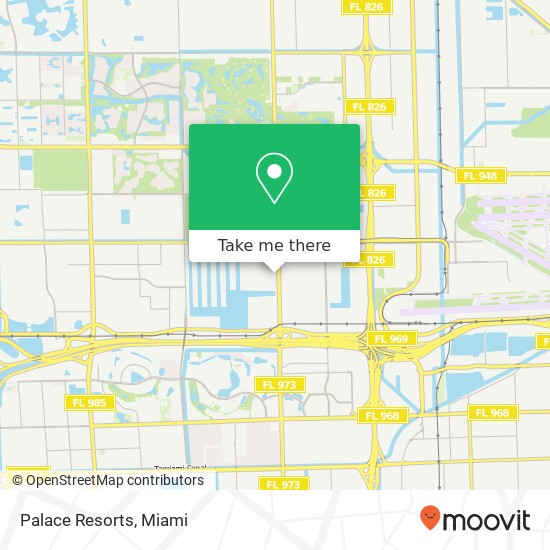 Palace Resorts map