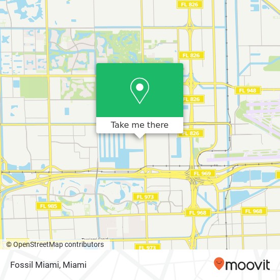 Mapa de Fossil Miami